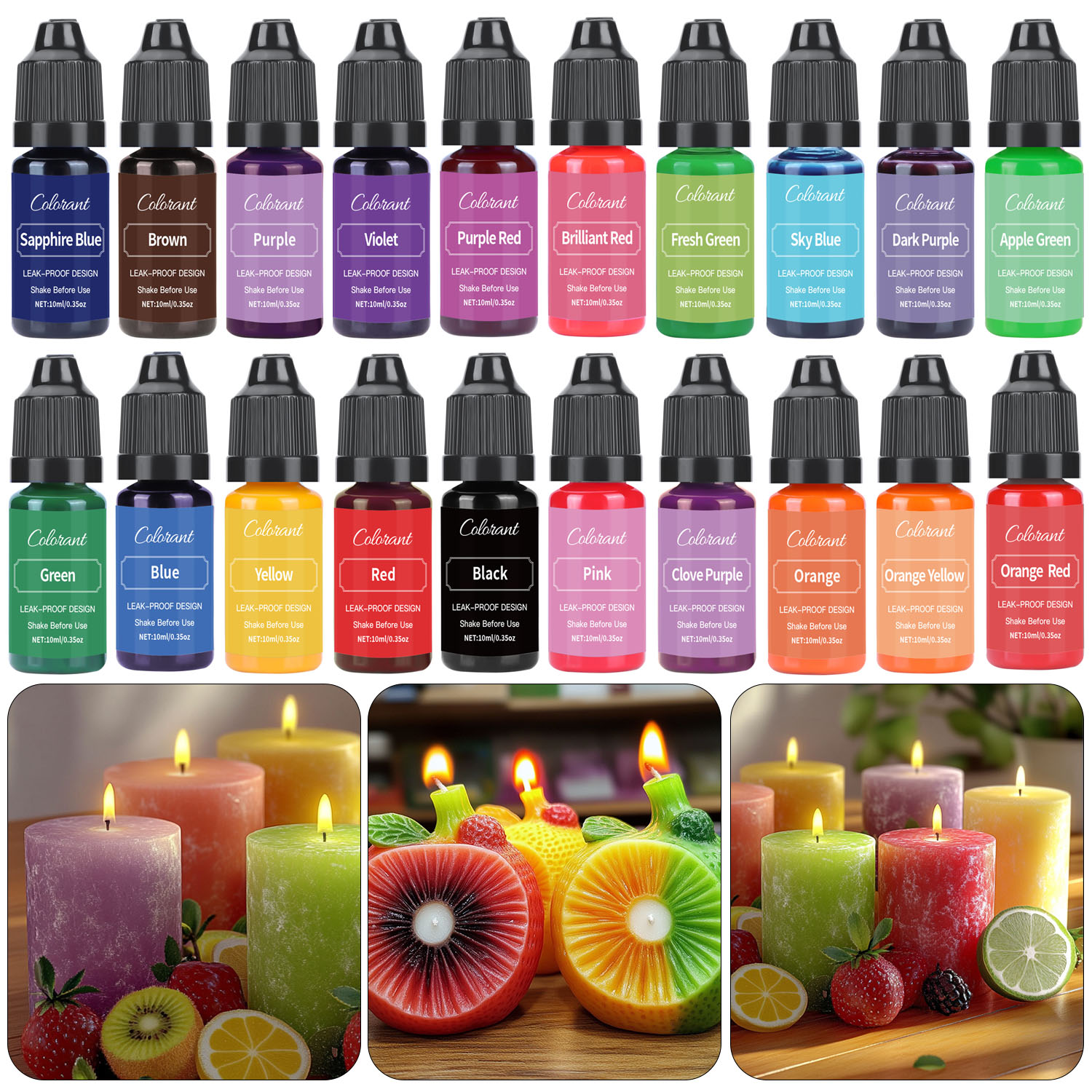 Liquid Candle Dye For Soy Wax  - огляд і ціна Soap Making Liquid