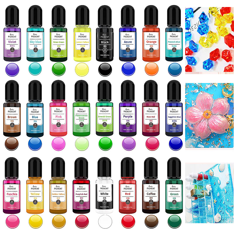 10ml/bottle Epoxy Resin Pigmen - огляд і ціна Soap Making Liquid