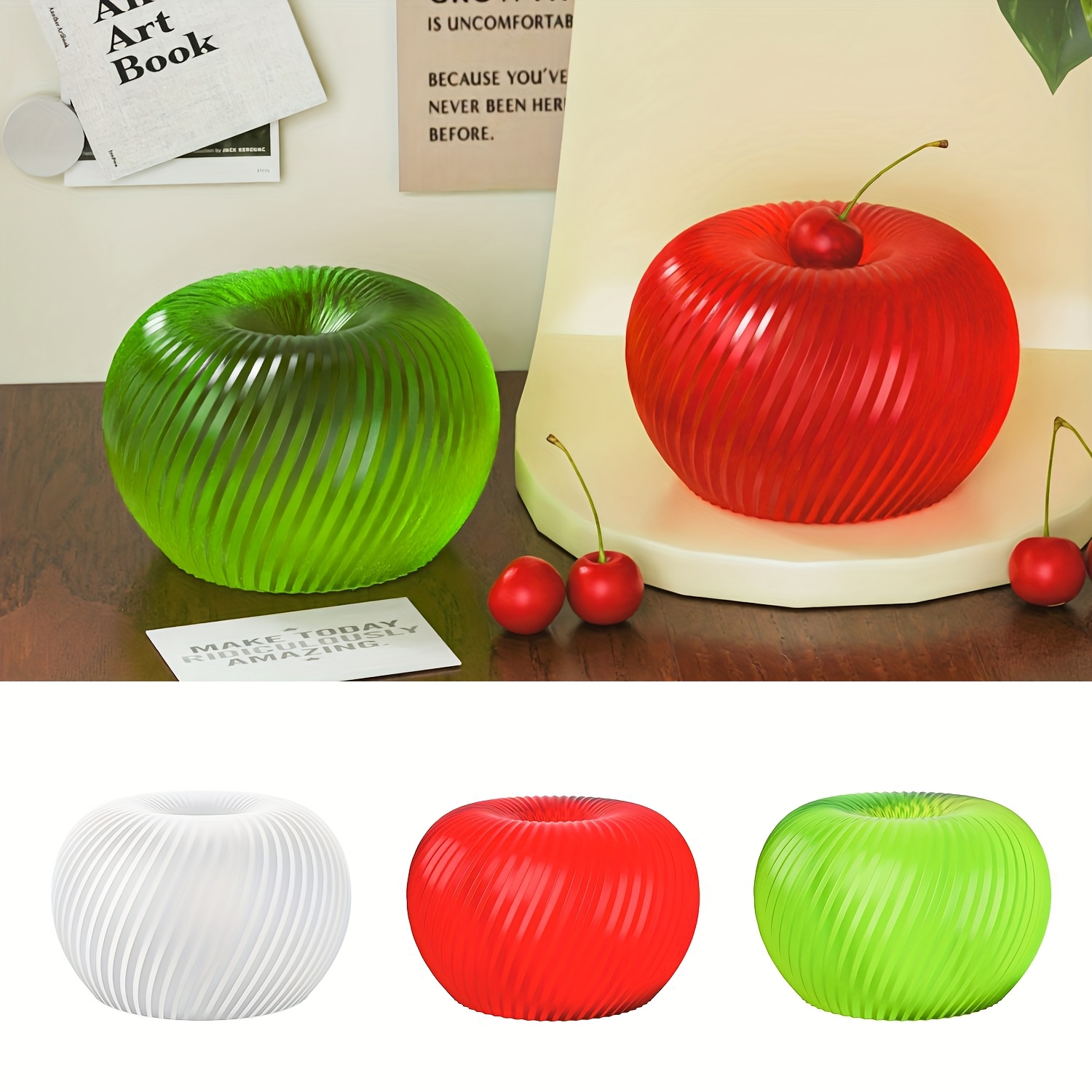A trendy red apple silicone mo - огляд і ціна Soap Making Designs